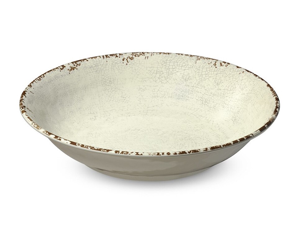 Rustic Melamine Serving Bowl, Ivory Williams Sonoma Australia